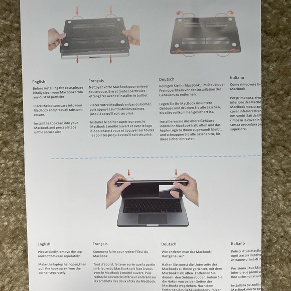 New! MOSISO Plastic Hard Shell Case compatible with MacBook Pro 14”, Clear Pink - Picture 11 of 16